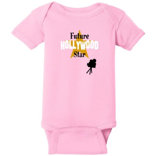 Future Hollywood Star Baby One Piece Pink - US Custom Tees