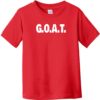 G.O.A.T. Toddler T-Shirt Red - US Custom Tees