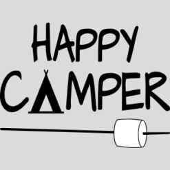 Happy Camper Tent Design - US Custom Tees