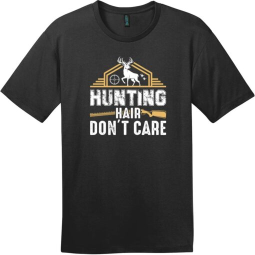 Hunting Hair Don't Care T-Shirt Jet Black - US Custom Tees