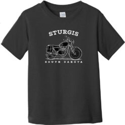 Sturgis South Dakota Motorcycle Toddler T-Shirt Black - US Custom Tees