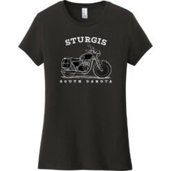 Sturgis South Dakota Motorcycle Women's T-Shirt Black - US Custom Tees