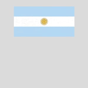 Argentina Flag Vintage Design - US Custom Tees