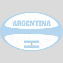 Argentina Rugby Ball Design - US Custom Tees