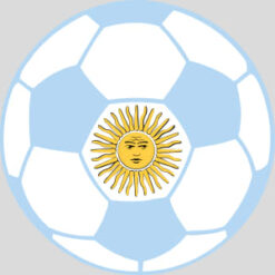 Argentina Soccer Ball Design - US Custom Tees