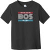 Boston Mass USA Toddler T-Shirt Black - US Custom Tees