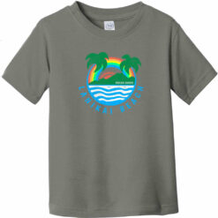 Lanikai Beach Kailua Hawaii Toddler T-Shirt Charcoal - US Custom Tees