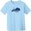 Lil Kentucky Boy Toddler T-Shirt Light Blue - US Custom Tees