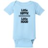 Little Hippie Little Hood Baby One Piece Light Blue - US Custom Tees
