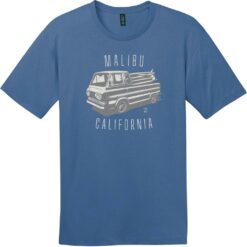 Malibu California Surf T-Shirt Maritime Blue - US Custom Tees