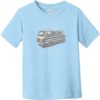 Malibu California Surf Toddler T-Shirt Light Blue - US Custom Tees