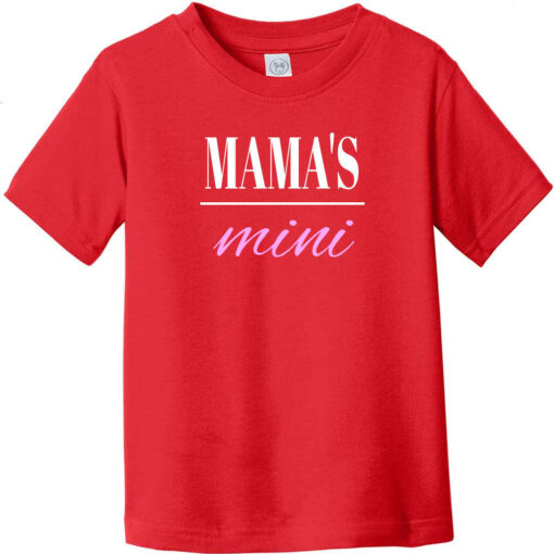 Mama's Mini Toddler T-Shirt Red - US Custom Tees