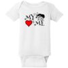 My Aunt Loves Me Baby One Piece White - US Custom Tees