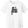 My Siblings Have Paws Toddler T-Shirt White - US Custom Tees