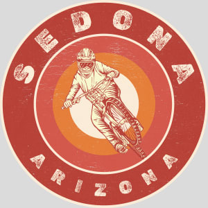 Sedona Arizona Mountain Bike Design - US Custom Tees