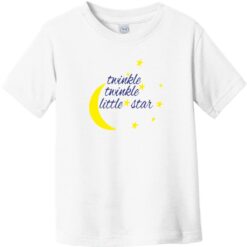Twinkle Little Star Toddler T-Shirt White - US Custom Tees