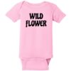 Wild Flower Baby One Piece Pink - US Custom Tees