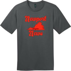 Newport News VA T-Shirt Charcoal - US Custom Tees