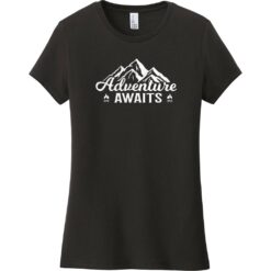 Adventure Awaits Women's T-Shirt Black - US Custom Tees
