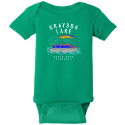 Grayson Lake State Park Baby One Piece Kelly Green - US Custom Tees