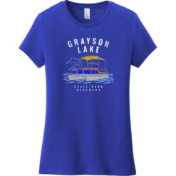 Grayson Lake State Park Women's T-Shirt Deep Royal - US Custom Tees