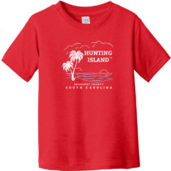 Hunting Island Beaufort County Toddler T-Shirt Red - US Custom Tees