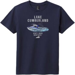 Lake Cumberland State Park Youth T-Shirt New Navy - US Custom Tees