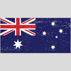 Australia Vintage Flag Design - US Custom Tees