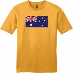 Australia Vintage Flag T-Shirt Gold - US Custom Tees