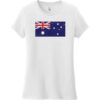 Australia Vintage Flag Women's T-Shirt White - US Custom Tees