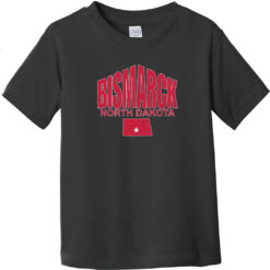 Bismarck North Dakota Toddler T-Shirt Black - US Custom Tees