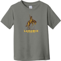 Laramie Wyoming Toddler T-Shirt Charcoal - US Custom Tees