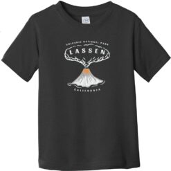 Lassen Volcanic National Park Toddler T-Shirt Black - US Custom Tees