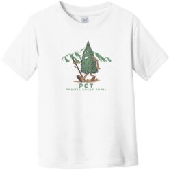 Pacific Crest Trail Toddler T-Shirt White - US Custom Tees