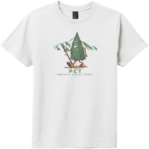 Pacific Crest Trail Youth T-Shirt White - US Custom Tees
