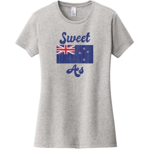 Sweet As New Zealand Women's T-Shirt Light Heather Gray - US Custom Tees