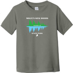 Wolfe's Neck State Park Maine Toddler T-Shirt Charcoal - US Custom Tees