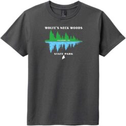 Wolfe's Neck State Park Maine Youth T-Shirt Charcoal - US Custom Tees