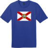 Florida Vintage Flag T-Shirt Deep Royal - US Custom Tees
