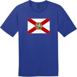 Florida Vintage Flag T-Shirt Deep Royal - US Custom Tees