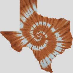 Texas Tie Dye State Design - US Custom Tees