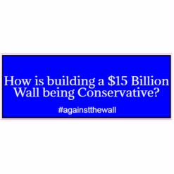 Against The Wall Bumper Sticker – vinyl decal printed in the USA