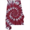 Alabama Tie Dye State Sticker – vinyl decal printed in the USA