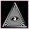All Seeing Eye Triangle Sticker – vinyl decal printed in the USA