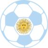 Argentina Soccer Ball Sticker – vinyl decal printed in the USA