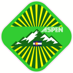 Aspen Colorado Mountain Sticker – vinyl decal printed in the USA