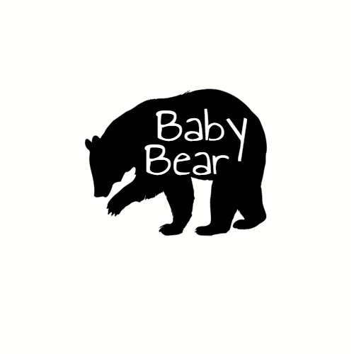 Baby Bear Sticker – vinyl decal printed in the USA
