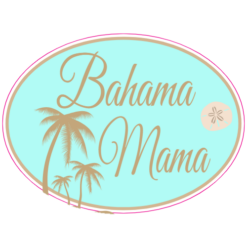 Bahama Mama Palm Tree Sticker – vinyl decal printed in the USA