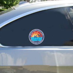 Bahia Honda State Park Car Sticker shown on a vehicle rear window