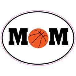 Basketball Mom Sticker – vinyl decal printed in the USA